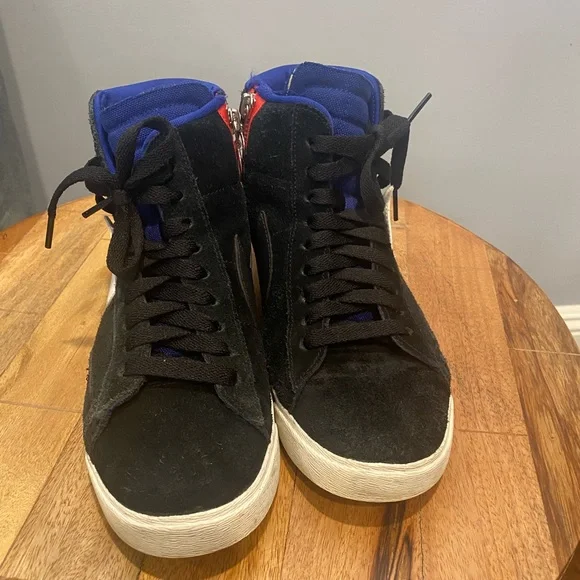 Nike Blazer Mid rebel zipper black royal blue size 7 - Picture 5 of 6